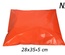 ซองไปรษณีย์พลาสติก สีส้ม 100 ซอง (28x35+5cm) เบอร์ 2 | Orange