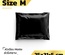 ซองไปรษณีย์พลาสติก สีดำ 100 ซอง (25x31+5cm) Size M | Premium Grade
