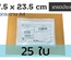 ซองพลาสติกใสหลังกาว แปะหน้ากล่อง ครึ่งA4 17.5x23.5cm (A5) [25pcs]