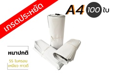 ซองไปรษณีย์พลาสติก 100ซอง (25x30+5cm) ขนาด A4【ราคาประหยัด】