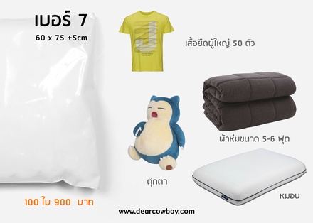 บทความ ซองไปรษณีย์พลาสติก (60x80cm) เบอร์ 7 (แนะนำสินค้า)